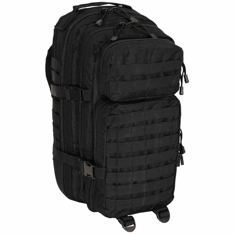 US Rucksack, Assault I Basic", schwarz" von MFH