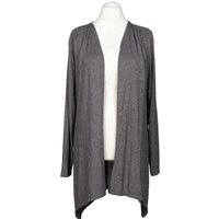 Ulla Popken Damen Strickjacke, grau, Gr. 46