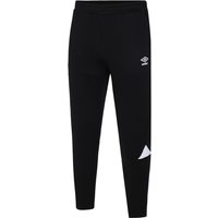 Umbro Herren Total Tapered Training Jogginghose (Schwarz/Weiß)