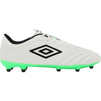 Umbro - "Tocco III Club" Fußballschuhe mit festem Boden für Herren, Leder (Weiß/Schwarz)