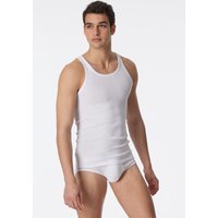 Unterhemden Doppelripp 2er-Pack weiß - Essentials 5 von Schiesser