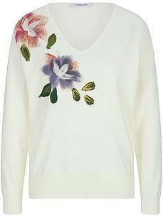 V-Pullover Peter Hahn weiss