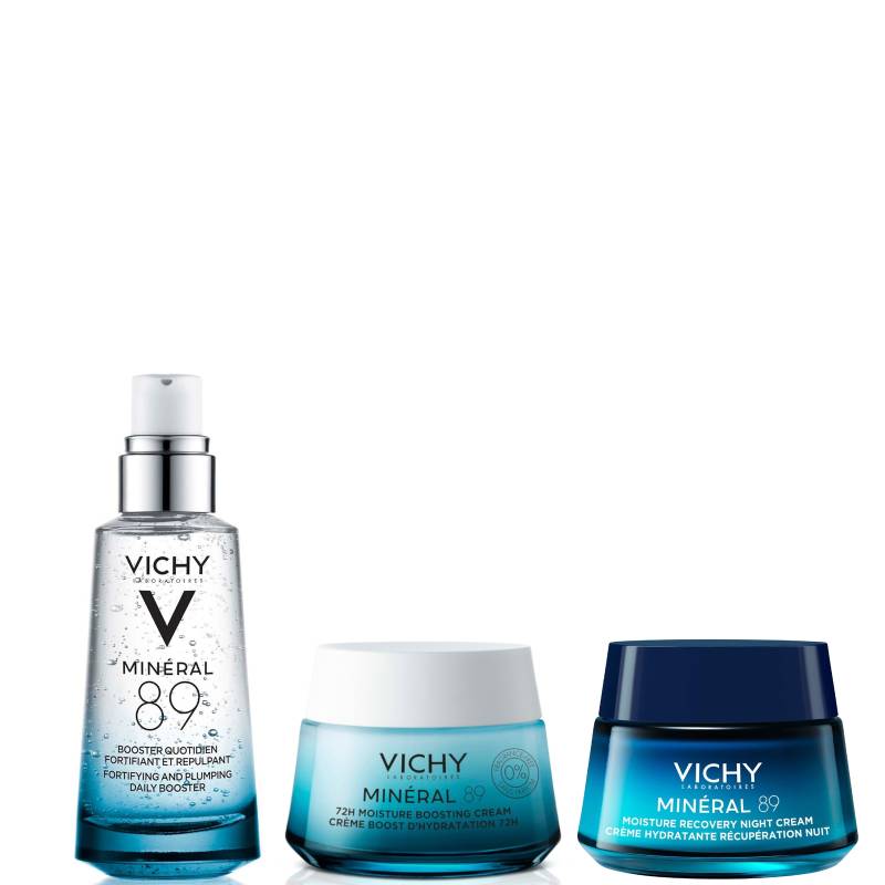 Vichy Minéral 89 3-Step Hydration Boost Day & Night Routine Bundle von Vichy