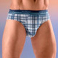 Viererpack Slips mit Elastikbund 2X Blau-Grau Meliert 2X Uni Grau Meliert Grösse 10  blau/grau meliert,  uni grau meliert Gr. 10 Herren