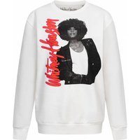 WHITNEY HOUSTON Damen Sweatshirt POLCS396WHT