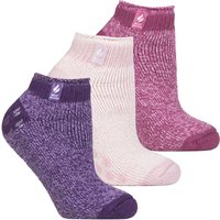 Wärmehalter - 3-Paar-Multipack Damen-Slipper-Socken mit Grippern - Pisa 2 Wärmehalter - 3-Paar-Multipack Damen-Slipper-Socken mit Grippern - Pisa 2