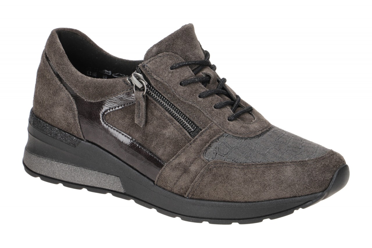 Waldl?ufer 939H01 606 052 dunkel-grau - bequeme Halbschuhe f?r Damen von Waldl?ufer