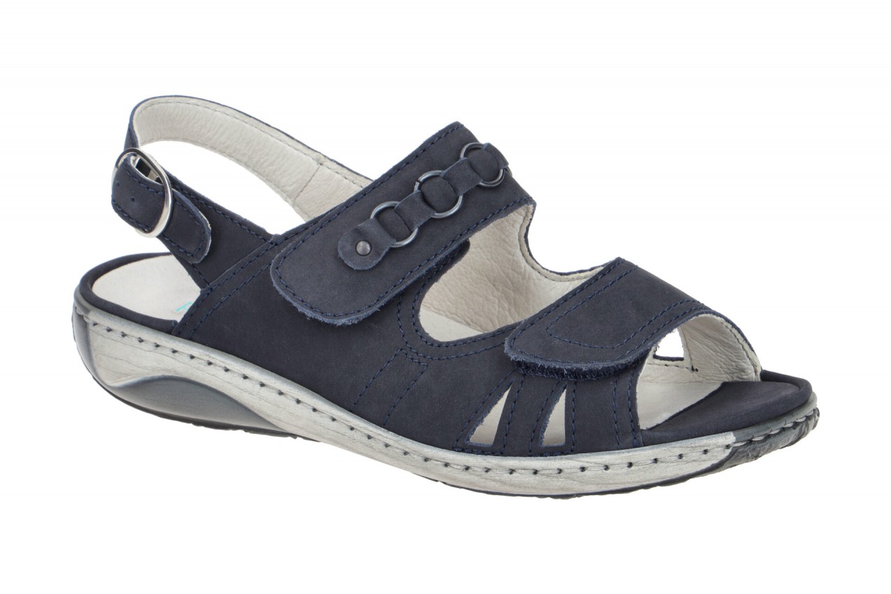 Waldl?ufer GARDA 210004 191 217 dunkel-blau - Sandalette f?r Damen von Waldl?ufer