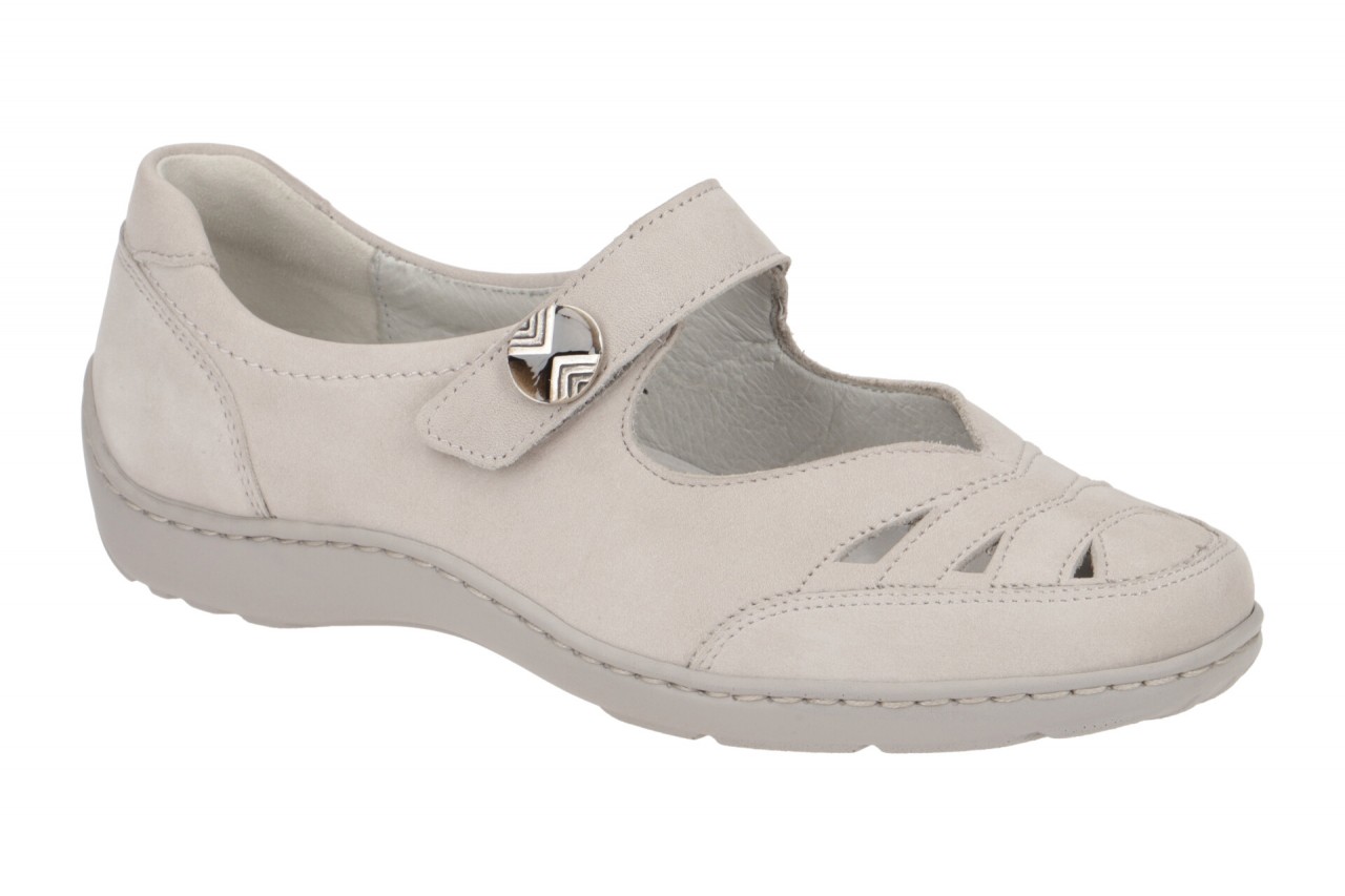 Waldl?ufer HENNI 496309 191 070 grau - Mary-Jane Ballerina von Waldl?ufer