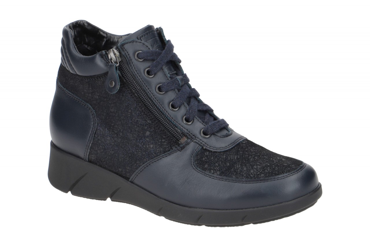 Waldl?ufer KAINA 663801 203 194 dunkel-blau - Winterstiefelette f?r Damen von Waldl?ufer