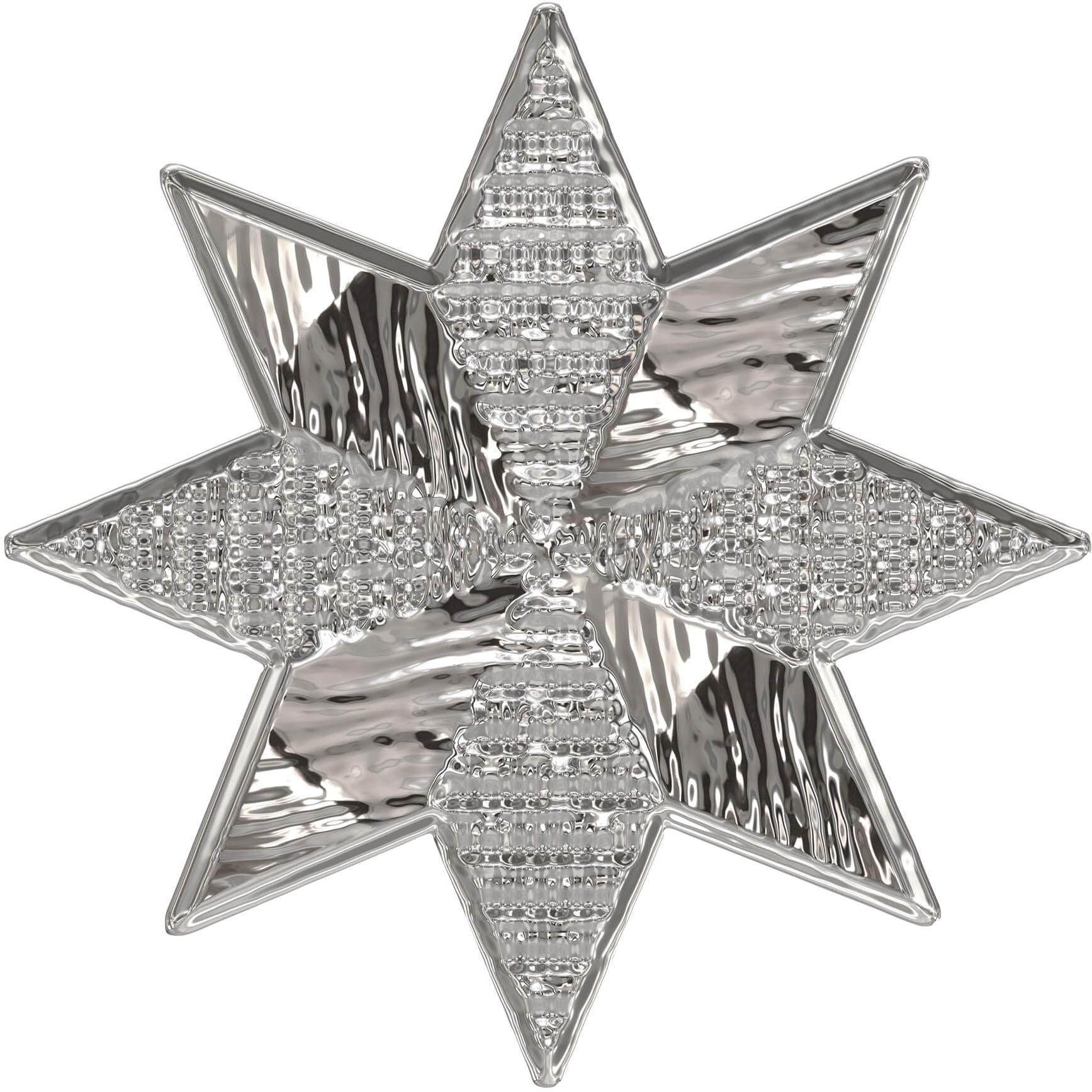 Wall-Art Wandtattoo "Metallic Star Silber Stern" von Wall-Art