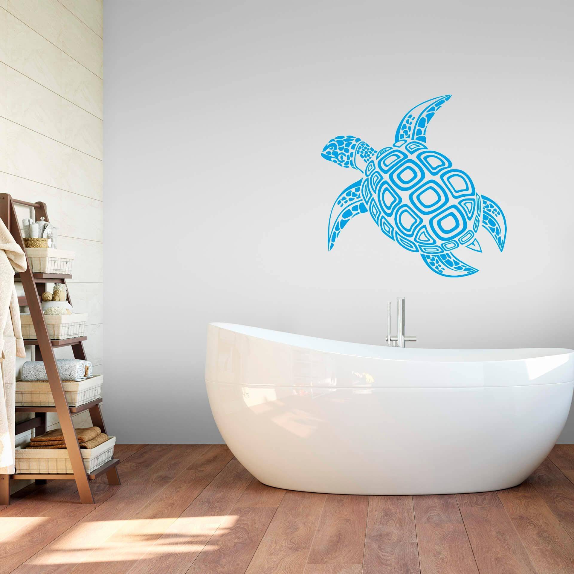 Wall-Art Wandtattoo "Badezimmer Schildkröte" von Wall-Art