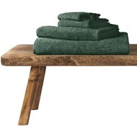 Waschlappen Skyline Color 16x22 dunkelgrün - SCHIESSER Home 16*22 von Schiesser