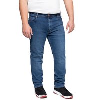 Way of Glory Herren Übergrößen Jeans im klassischen 5-Pocket Look Tom hellblau