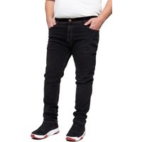 Way of Glory Herren Übergrößen Jeans im klassischen 5-Pocket Look Tom schwarz