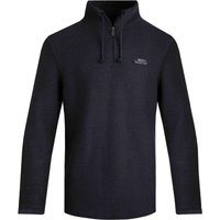 Weird Fish - "Cruiser" Pullover mit kurzem Reißverschluss für Herren (Marineblau)