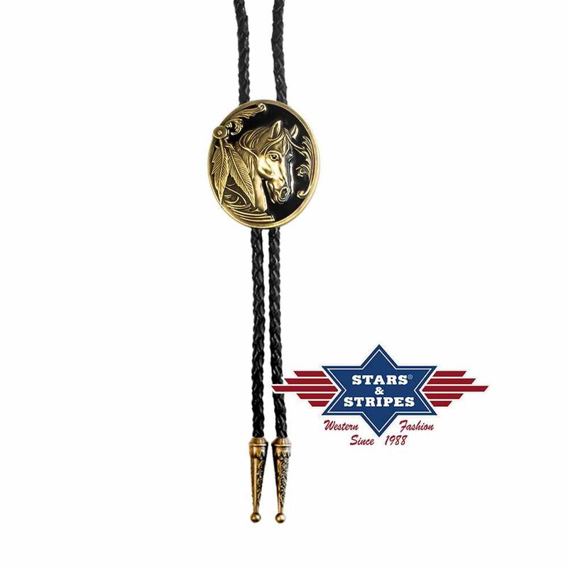 Western Bolotie Westernkrawatte Pferd BT-55 von Stars & Stripes