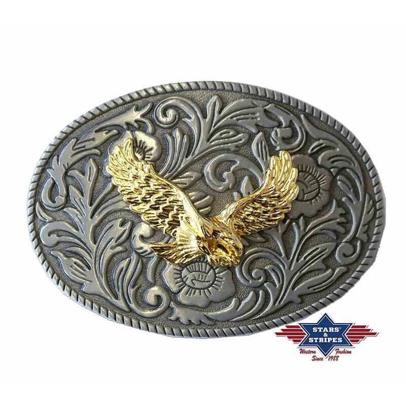 Western Buckle Gürtelschnalle Golden Eagle"" von Stars & Stripes