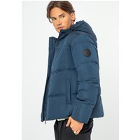 Wittchen Herren-Steppjacke mit Monogramm, Marineblau, Polyester