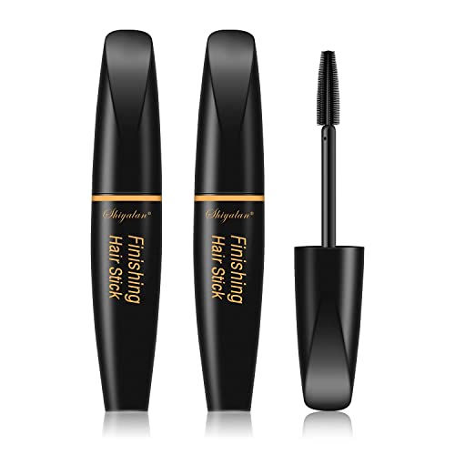 Haar Finishing Stick für Frau 2-Pack, kleine gebrochene Haar Finishing Creme Erfrischend Nicht Fettig, Haar Mascara für Flyaway Haar Gel für alle Haartypen von SUOFEIYA