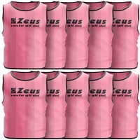 Zeus 10er-Pack Trainingsleibchen Rosa