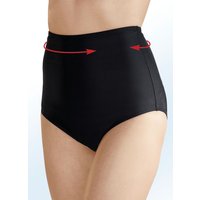 Zweierpack Bikinihosen, hoch geschnitten, mit formendem Vorderfutter, 1x schwarz, 1x marine, Grösse 46