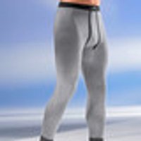 Zweierpack Unterhosen lang mit Softbund 2X Schwarz-Weiss Grösse 12  schwarz/weiss Gr. 12 Herren