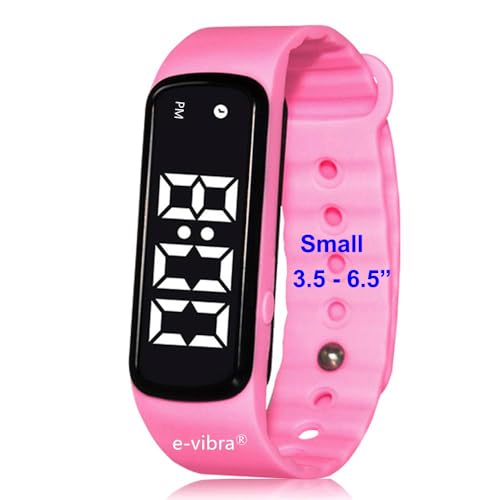 e-vibra Premium Töpfchentraining-Uhr – Wasserfest Vibrationsalarm Uhr Baby Toilettentrainer Countdown Timer Uhr für Mädchen/Jungen (Pink) von e-vibra