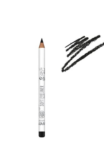 lavera Soft Eyeliner - Black 01 - Naturkosmetik - Komfortable Anwendung - Frei von Silikonen - Frei von Mineralöl - Vegan - Bio-Jojobaöl & Bio-Sonnenblumenöl - 1,14g von lavera