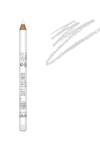 lavera Soft Eyeliner - White 06 - Naturkosmetik - Komfortable Anwendung - Frei von Silikonen - Frei von Mineralöl - Vegan - Bio-Jojobaöl & Bio-Sonnenblumenöl - 1,14g von lavera