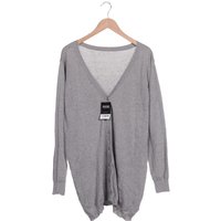 sheego Damen Strickjacke, grau, Gr. 44