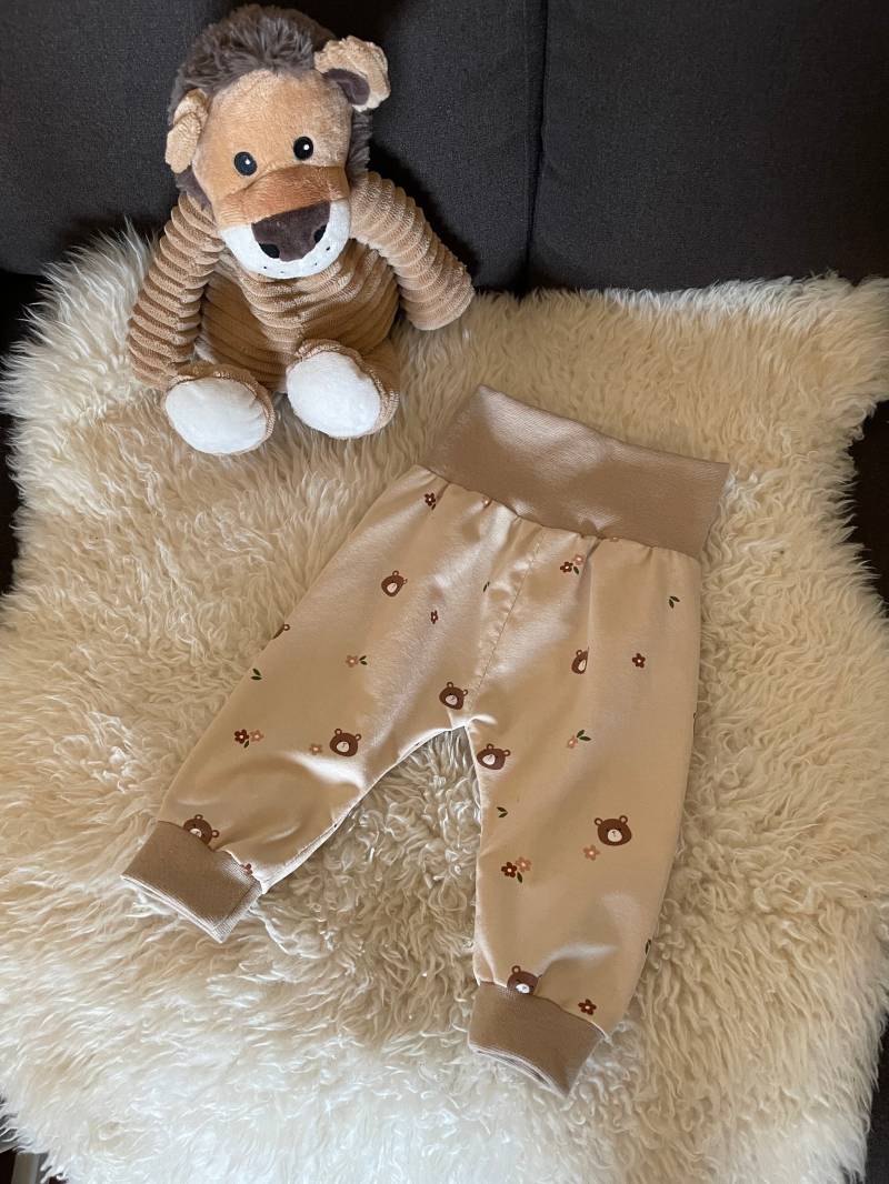 Babyhose Teddymotiv/Beige Babyhose Teddymotiv/Beige von kleineMilla