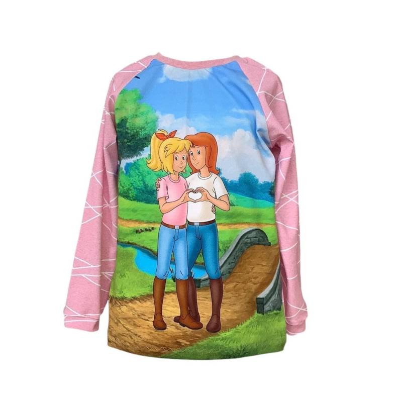 Bibi Und Tina Shirt Wunschgröße Bis Gr. 128 Aus Jersey Mädchenshirt Pferde von kleineStoffeule