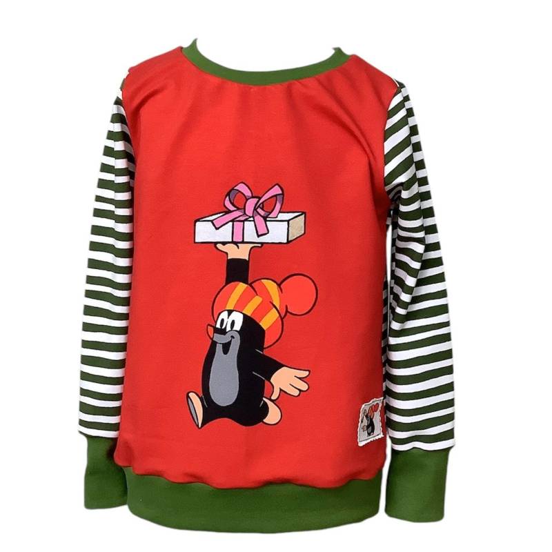 Der Kleine Maulwurf Pullover Weihnachten Bis Gr. 140 Aus Sweat Für Kinder von kleineStoffeule