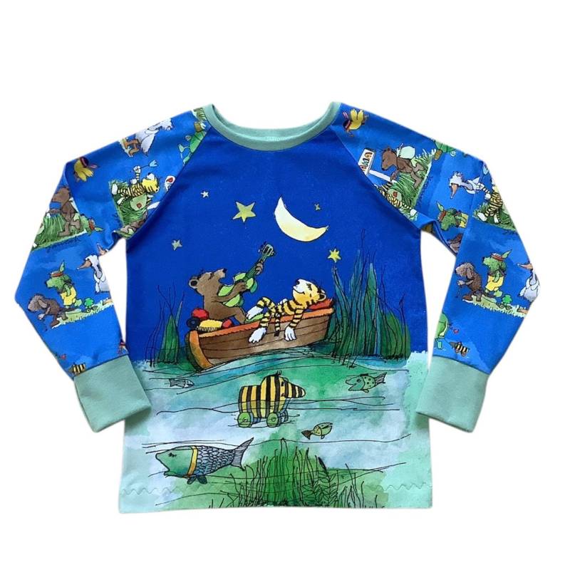 Tiger Und Bär Janosch Shirt in Wunschgröße Bis Gr.134 Aus Jersey von kleineStoffeule