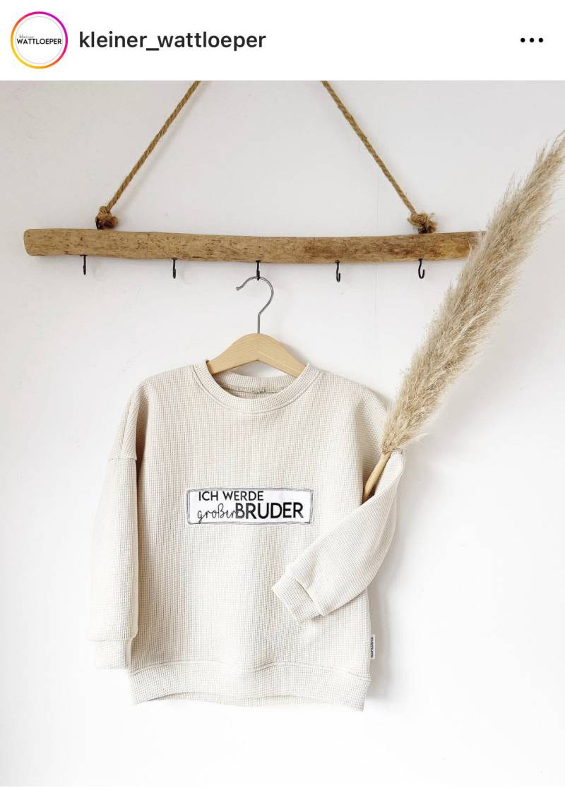 Ich Werde Großer Bruder Pulli Ich Werde Großer Bruder Pulli von kleinerWattloeper