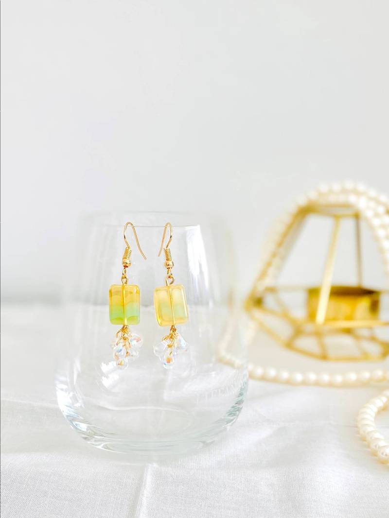 Wunderschöne Ohrringe/Sommer Ozean Handgemachte Handgefertigte von kleineweltNatur