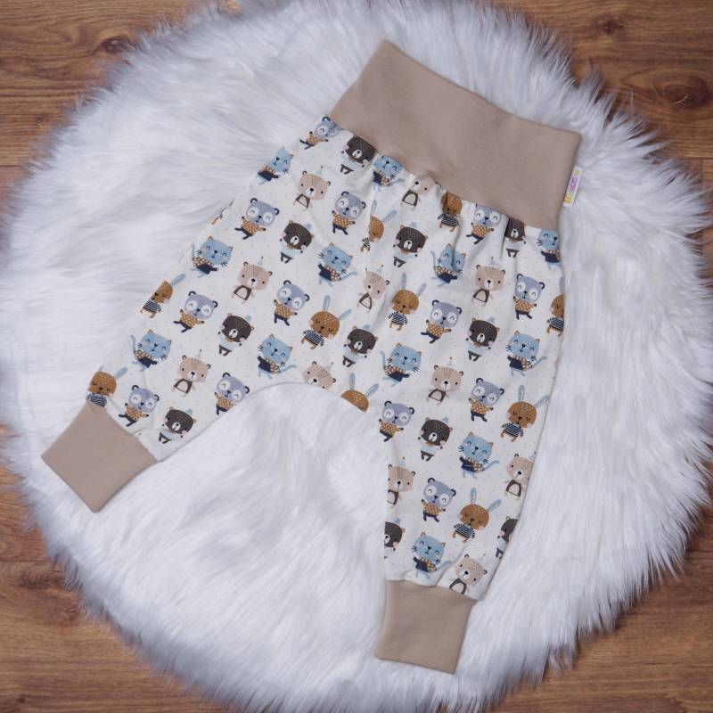 Bio Tiere Mitwachsende Pumphose Für Babys Und Kleinkinder von kleinhorn