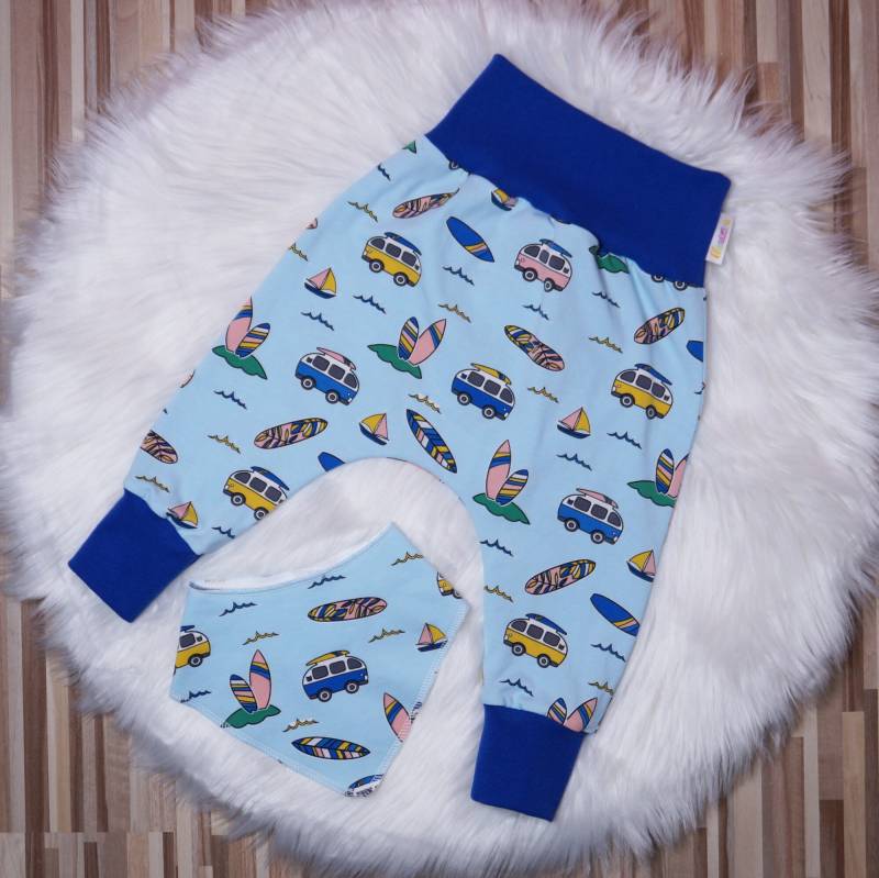 Surfer Bullis Mitwachsende Pumphose Für Babys Und Kleinkinder von kleinhorn