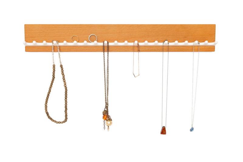 Schmuckleiste Moderner Schmuckkasten Aus Holz Buche von klotzaufklotz