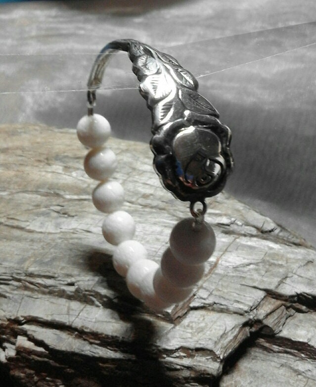 Besteckschmuck Armband Hildesheimerrose Koralle von klunkerschmiede