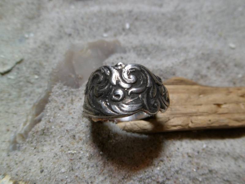 Besteckschmuck Ring Versilbert von klunkerschmiede