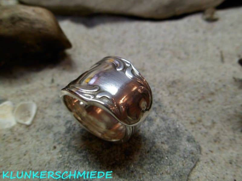 Besteckschmuck Ring von klunkerschmiede