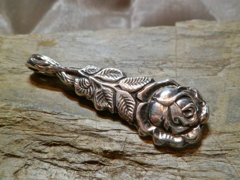 Hildesheimer Rose, Krawattenklammer, Gedöns Klemme von klunkerschmiede