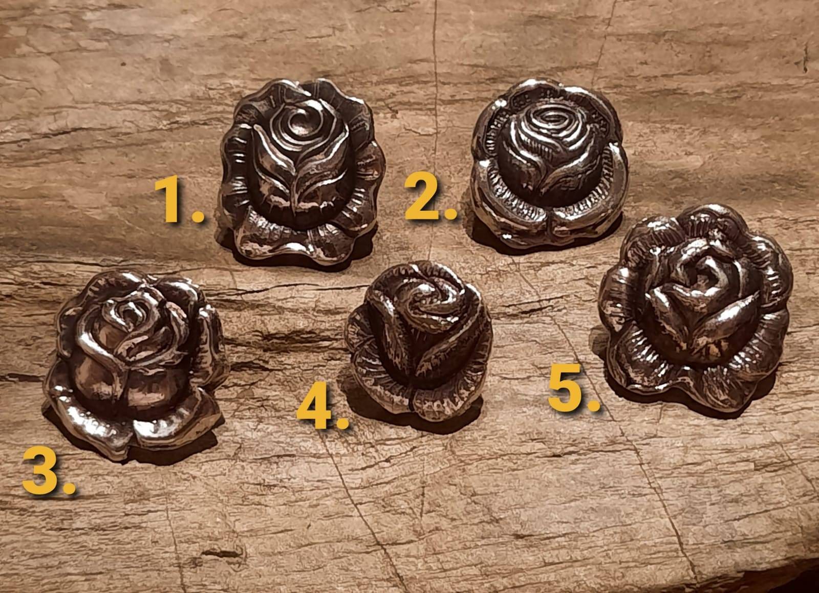 Hildesheimer Rose Stick Pin/Brosche Aus Versilberten 90/ - Auflage Besteck von klunkerschmiede