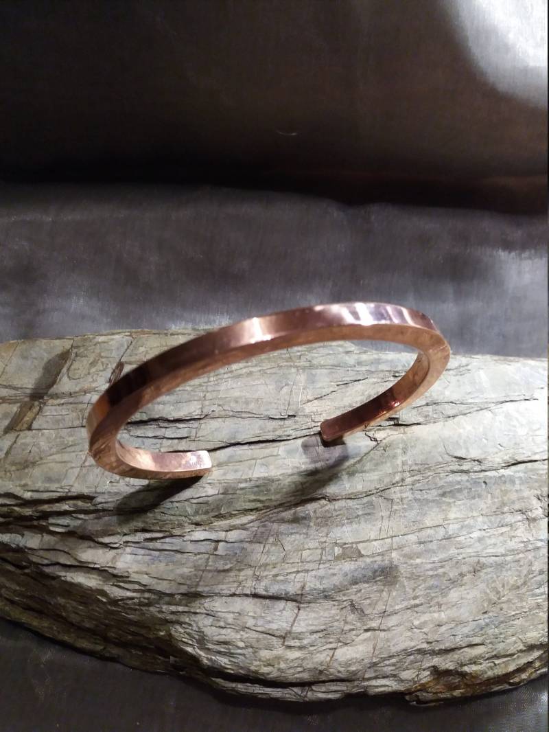 Kupferarmreif, Poliert, Armreif in Kupfer, 5 X Mm Breit von klunkerschmiede