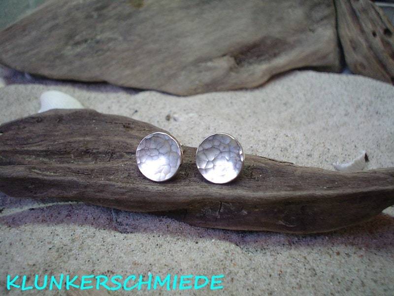 Scheiben Als Ohrstecker in 925/ - Sterlingsilber Scheiben Als Ohrstecker in 925/ - Sterlingsilber von klunkerschmiede