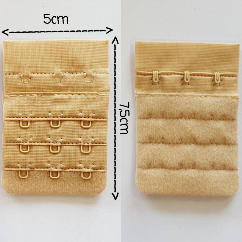 Bh Verlängerung Erweiterung Haken Verschluss 5cm × 7cm 3 Reihen Weiterung von km2019