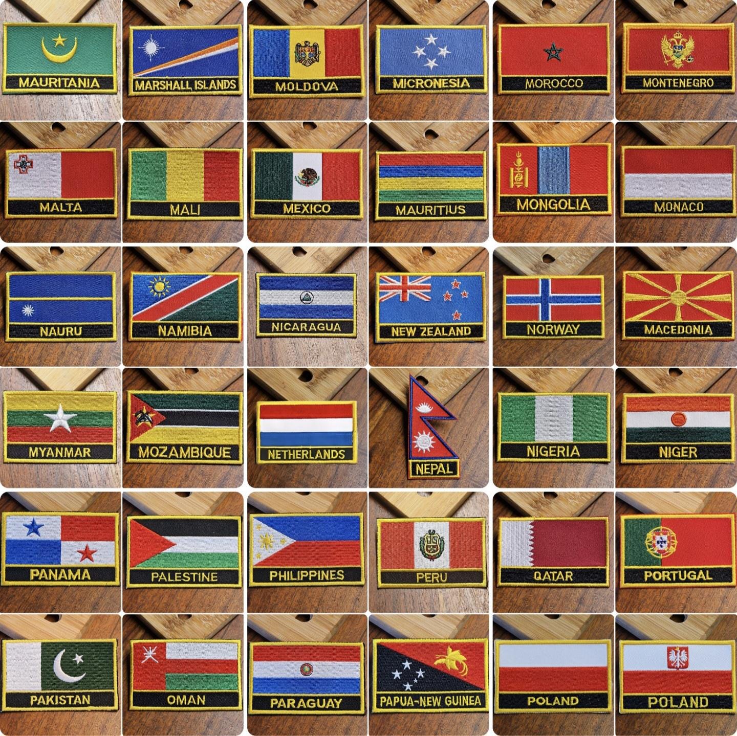 Flaggen Aller Länder 207 Zum Aufbügeln Bügelbild Patch Flicken Patches von km2019