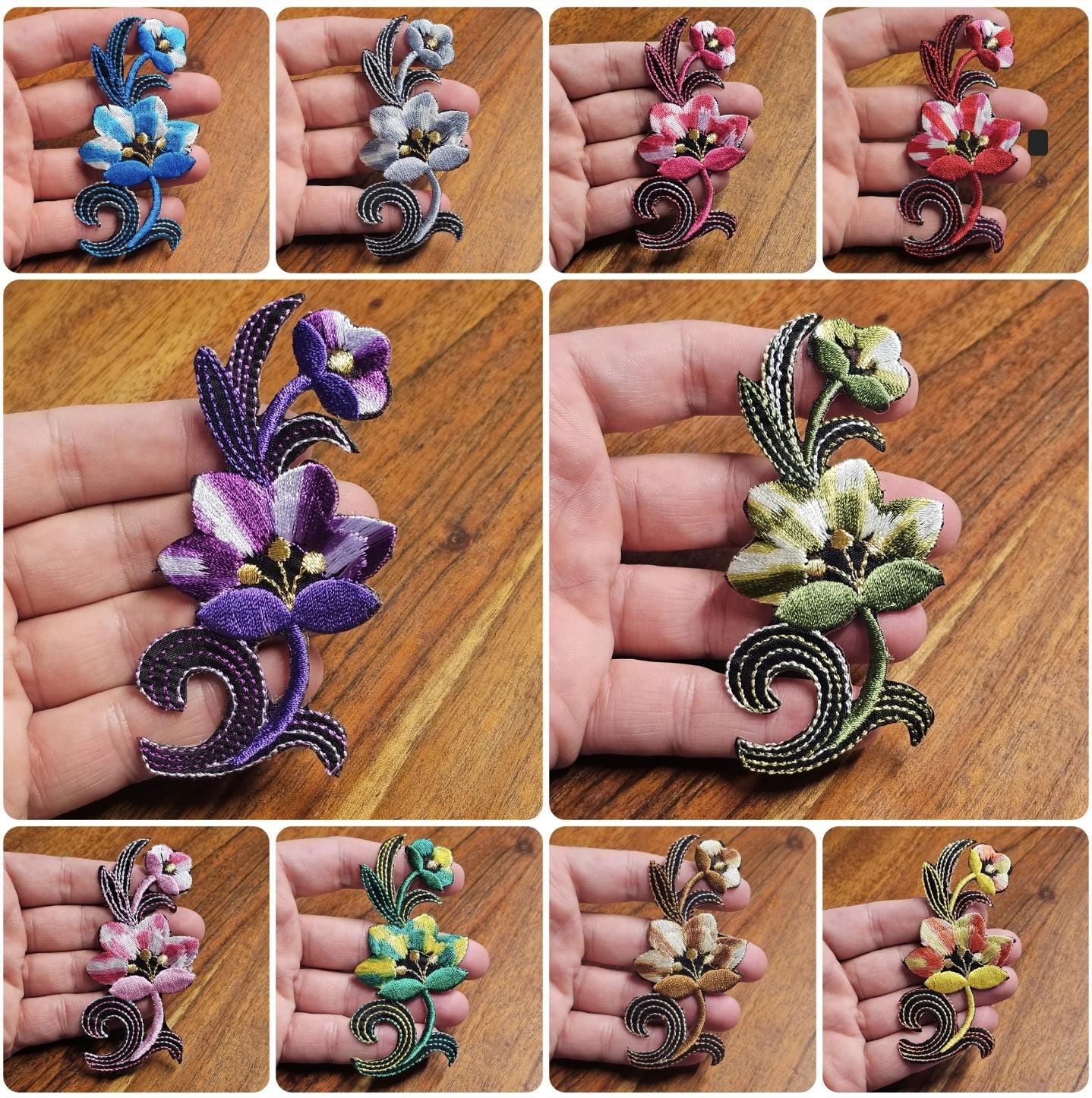 Flicken Zum Aufbügeln Bügelflicken Aufbügler Kind Blume Patches Stoff Aufbügelflicken von km2019